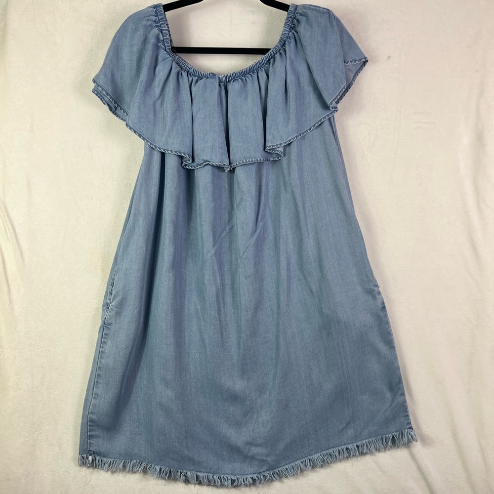 ⭐️ Beach lunch lounge collection off shoulder tunic dress